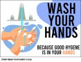 CP0007-WASH YOUR HANDS-17x12in